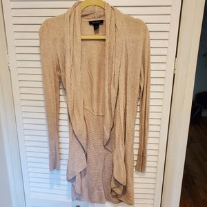 Cream waterfall cardigan